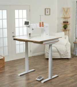 Baby Lock 20" Regalia Stationary Machine with Height Adjustable Lift Table
