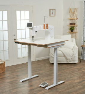 Baby Lock 20" Regalia Stationary Machine with Height Adjustable Lift Table