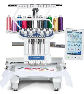 Brother PR1055X Entrepreneur Pro X 10 Needle Multi-Needle Embroidery Machine