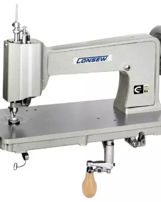 CONSEW 104-1T Manual Embroidery and Quilting Chainstitch Sewing Machine With Table