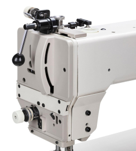 Consew 2040 Single Needle Extra Heavy Duty Large Shuttle Hook Compound Walking Foot Sewing Machine with Table and Servo Motor