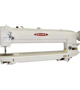 Consew 255RBL-25 Long Arm Lockstitch Machine with Assembled Table and Servo Motor