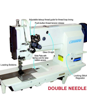 Consew Premier 2339RB Double Needle With Assembled Table and Servo Motor