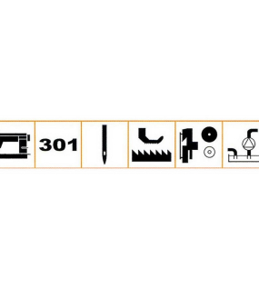 Highlead GC0398-1 Industrial Lockstitch Sewing Machine with Assembled Table and Servo Motor