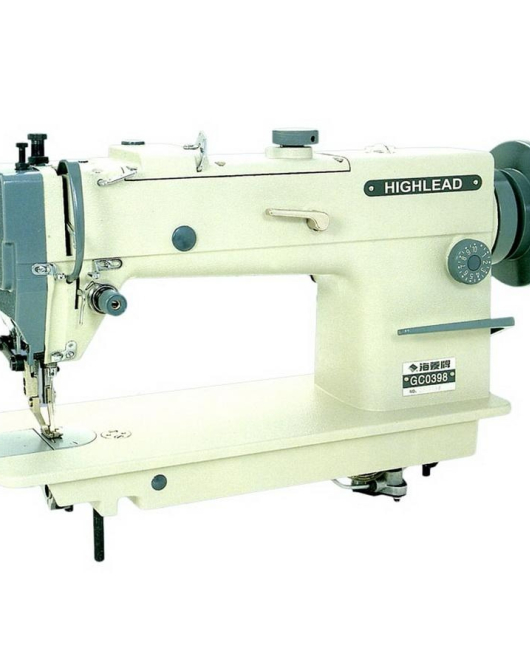 Highlead GC0398-1D Industrial Lockstitch Sewing Machine with Assembled Table and Servo Motor