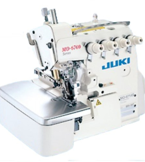 Juki MO6743 DA 6Thread Serger 4.8mm Overlock +Safety Stitch Serger w/Table and Motor (Table comes assembled)