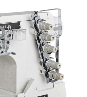 Reliable 3100IC Cylinder Bed Interlock Direct Drive Motor, Cover Stitch with Assembled Table and Uberlight 3100TL Light Lamp