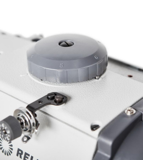 Reliable 4510TW Twin Needle Lockstitch, Walking Foot With Step Height Adjuster