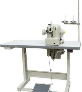 Techsew 602 Heavy Fur Industrial Sewing Machine with Assembled Table &amp; Servo Motor